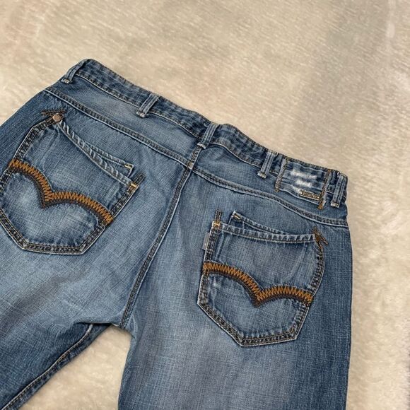 Silvertab Levi’s Mens Blue Slim Straight Denim‎ Jeans Size 38x32 Cotton Pants - Picture 9 of 9